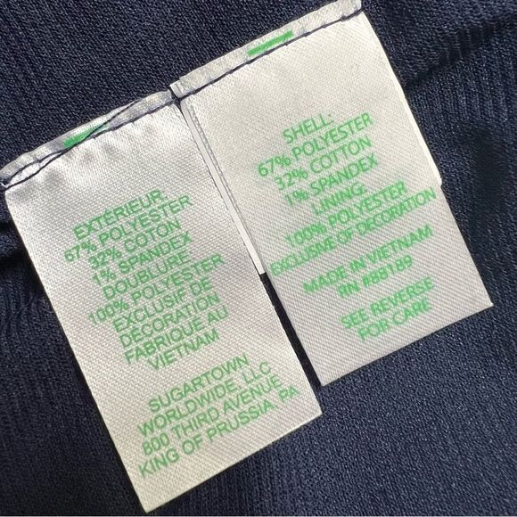 Lilly Pulitzer Callista Ottoman Sheath Dress in Navy Large NEW MSRP $168 - Picture 9 of 9